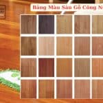 Bảng Màu Sàn Gỗ Công Nghiệp