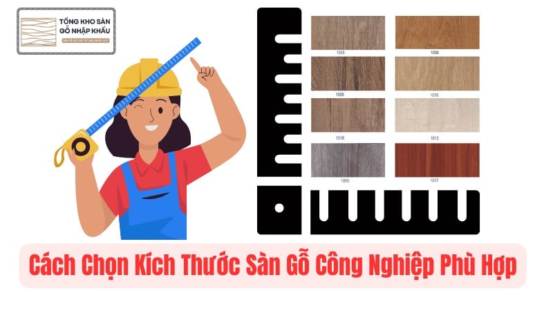Cách Chọn Kích Thước Sàn Gỗ Công Nghiệp Phù Hợp