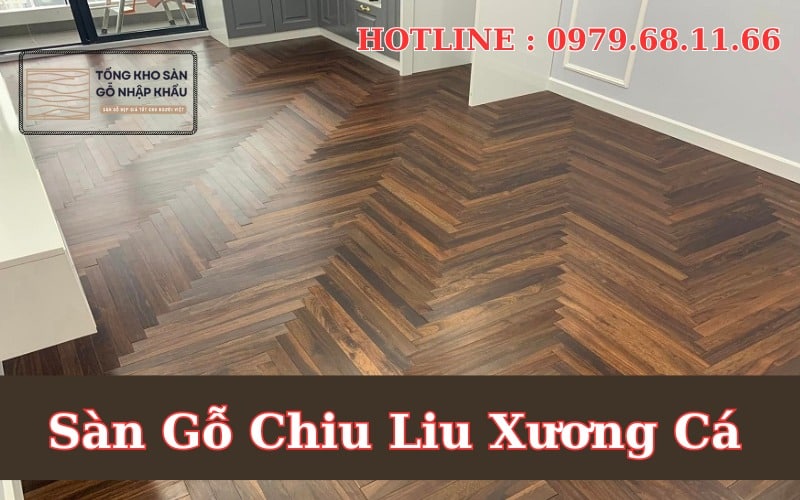 Hình Ảnh Lát Sàn Gỗ Chiu Liu Xương Cá