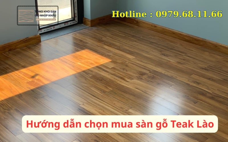 Hướng dẫn chọn mua sàn gỗ Teak Lào