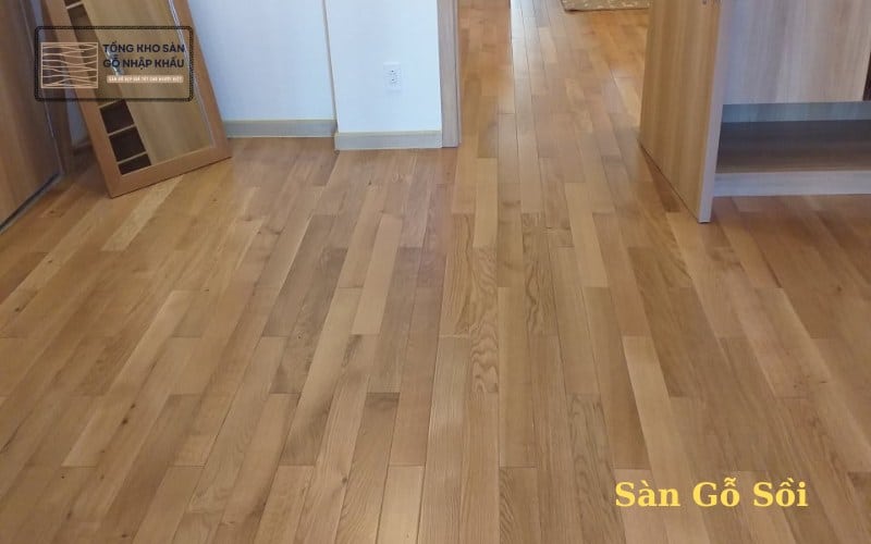 Sàn Gỗ Sồi Tự Nhiên