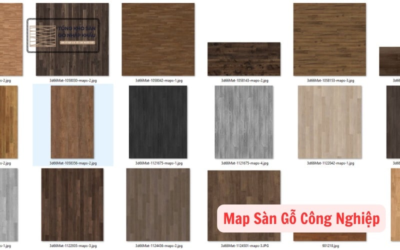 Map Sàn Gỗ Công Nghiệp