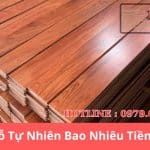 Sàn Gỗ Tự Nhiên Bao Nhiêu Tiền 1m2