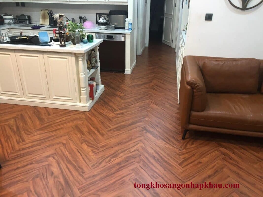 Hình ảnh Sàn Gỗ Xương Cá Cốt Đen Trendy Flooring – XC8606