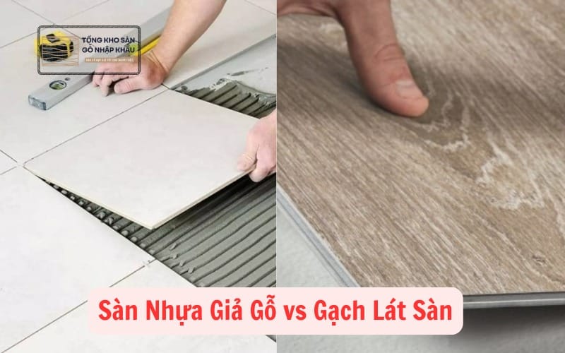 Sàn Nhựa Giả Gỗ vs Gạch Lát Sàn