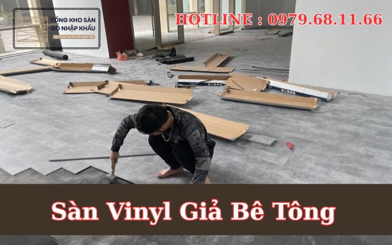 Sàn Vinyl Giả Bê Tông