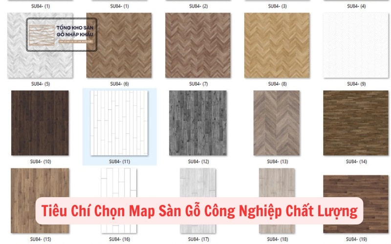 Tiêu Chí Chọn Map Sàn Gỗ Công Nghiệp Chất Lượng