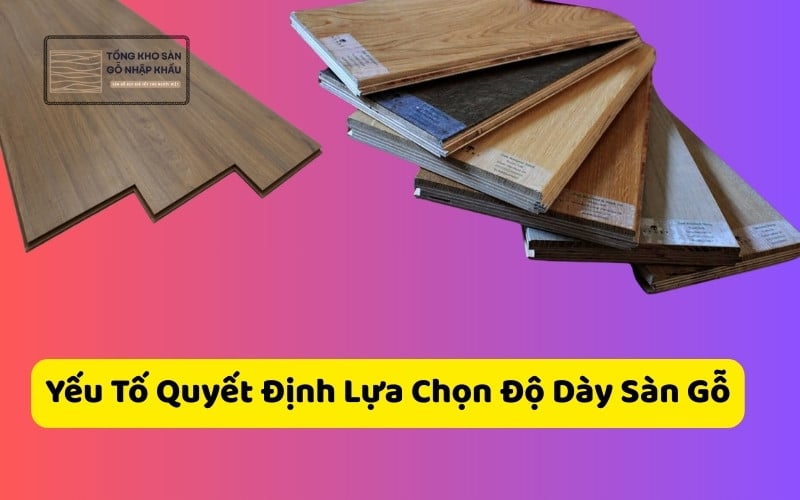 Yếu Tố Quyết Định Lựa Chọn Độ Dày