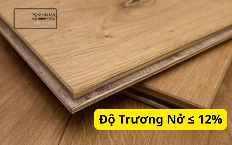 sàn gỗ công nghiệp độ nở dưới 12