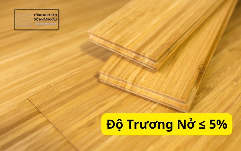 sàn gỗ công nghiệp độ nở dưới 5