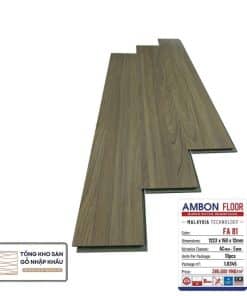 Sàn Gỗ Công Nghiệp Ambon 12mm – FA81