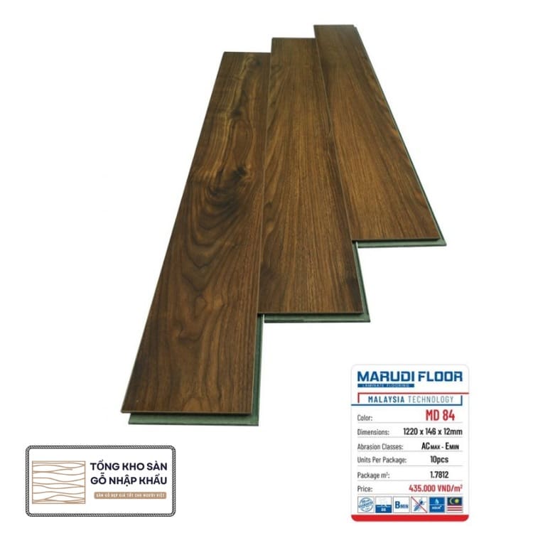 Sàn Gỗ Công Nghiệp Marudi 12mm – MD84