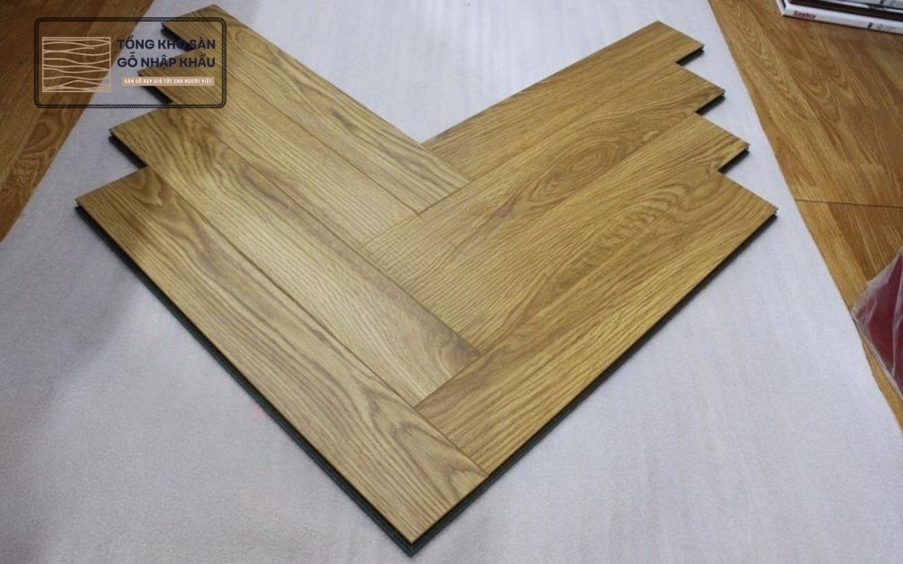 Hình Ảnh Sàn Gỗ Xương Cá Ferary 12mm – FA91