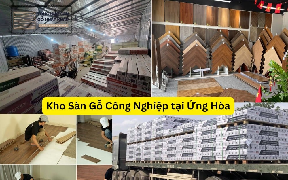 Kho Sàn Gỗ Công Nghiệp tại Ứng Hòa