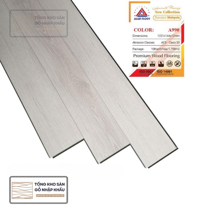Sàn Gỗ Công Nghiệp ASIAN Floor A990