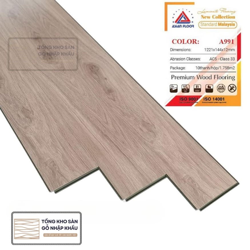 Sàn Gỗ Công Nghiệp ASIAN Floor A991
