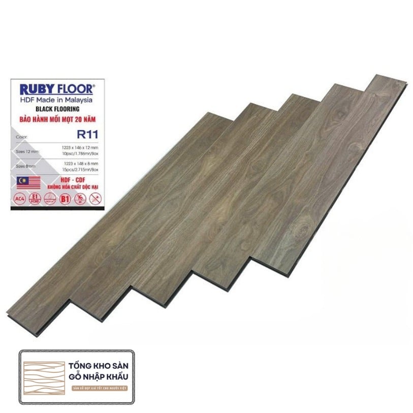 Sàn Gỗ Công Nghiệp Ruby Floor R11