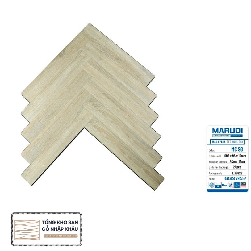 Sàn Gỗ Xương Cá Marudi – MC98