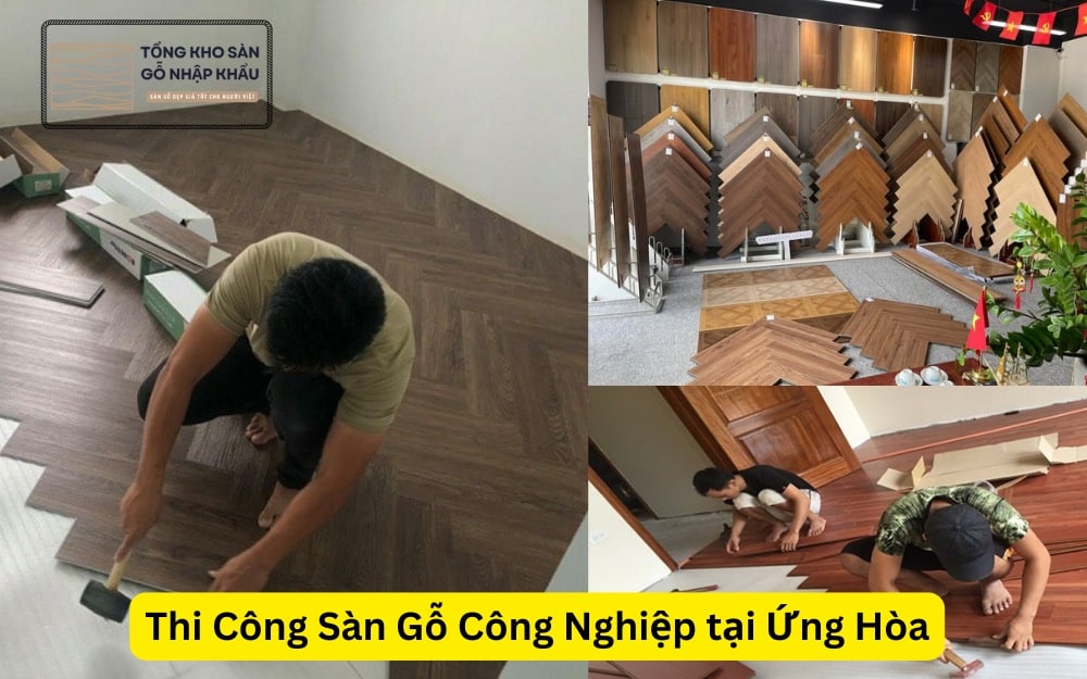 Thi Công Sàn Gỗ Công Nghiệp tại Ứng Hòa
