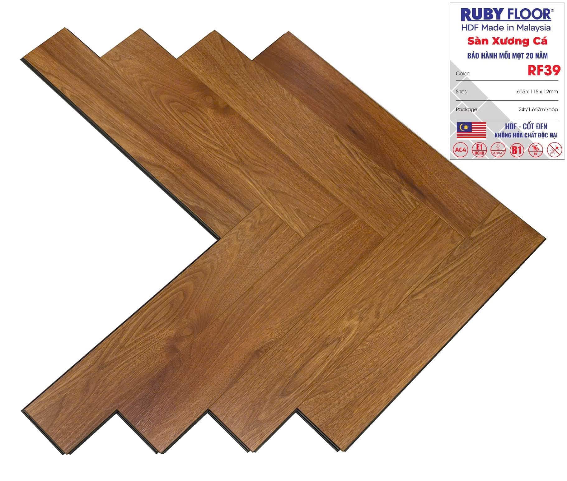 Sàn Gỗ Xương Cá Ruby Floor