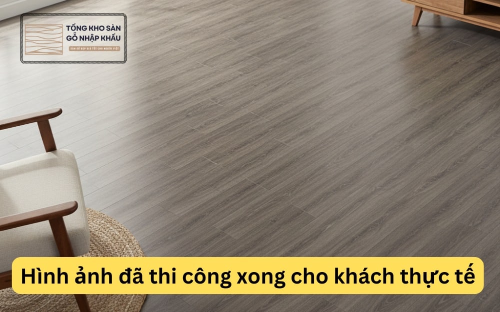 Hình ảnh đã thi công xong cho khách thực tế
