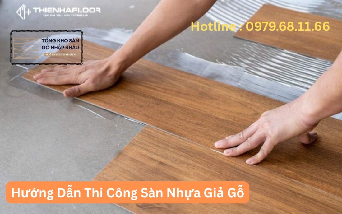 Hướng Dẫn Thi Công Sàn Nhựa Giả Gỗ