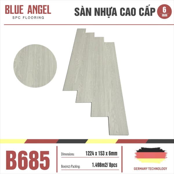 Sàn Nhựa Blue Angel B685 - 4mm