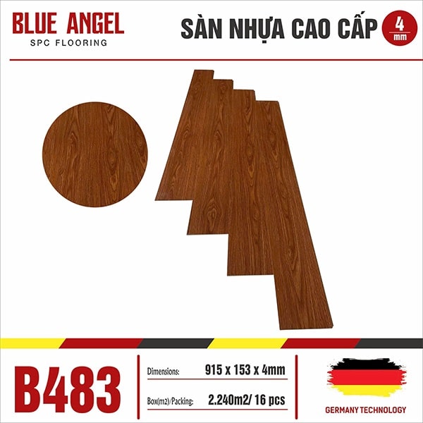 Sàn Nhựa Blue Angel B483