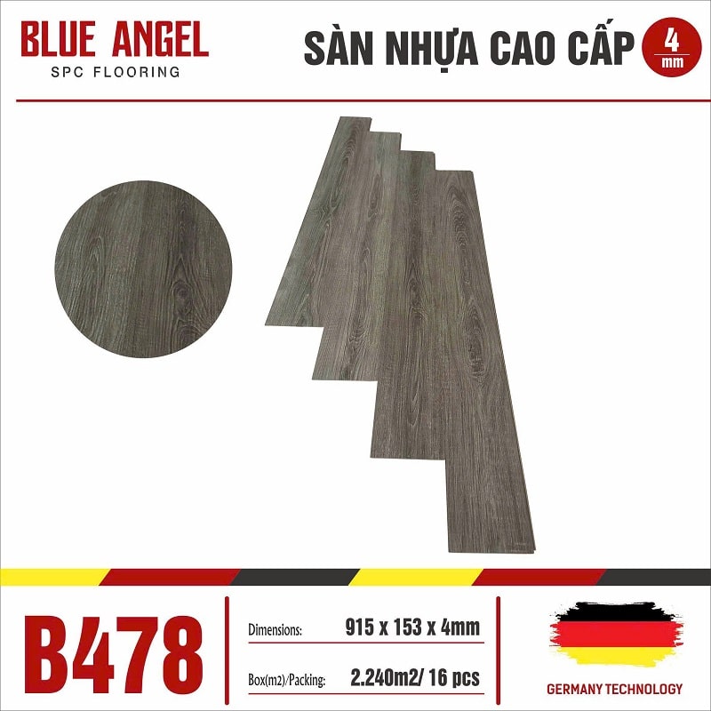 Sàn Nhựa Blue Angel B478