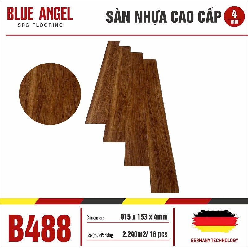 Sàn Nhựa Blue Angel B488
