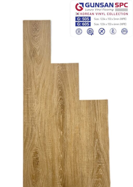 Sàn Nhựa Hèm Khóa GunSan G505