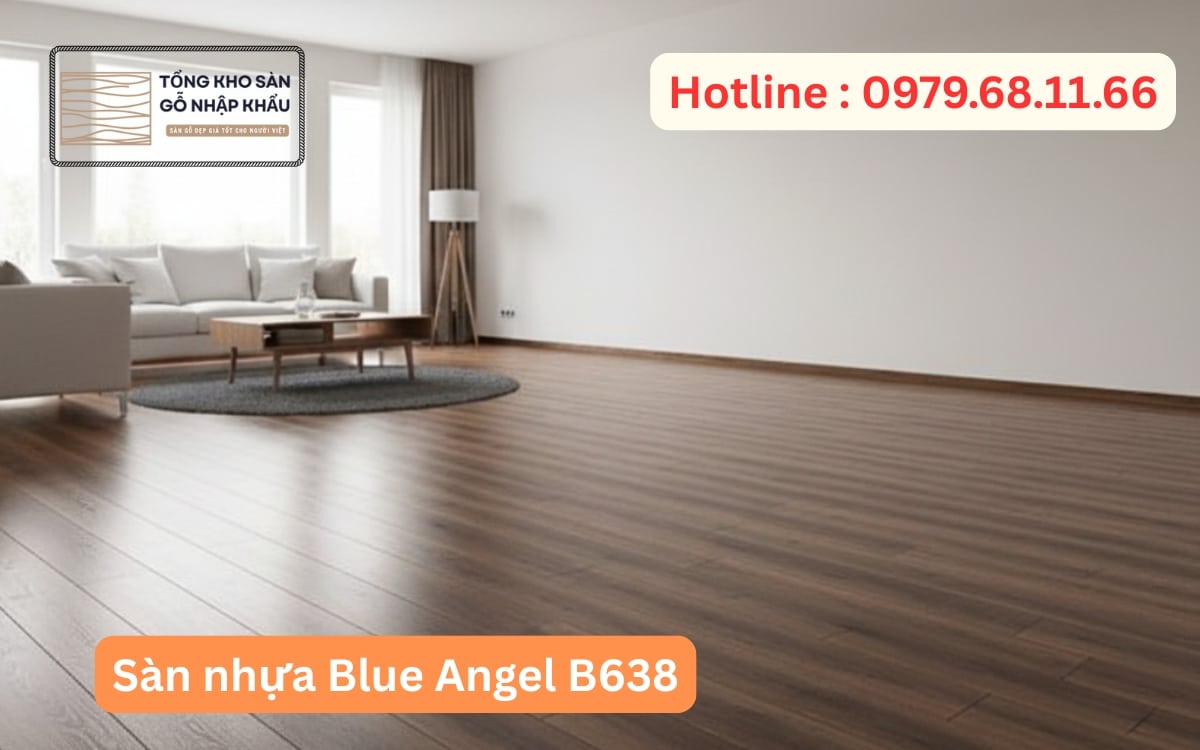 Hình Ảnh Sàn nhựa Blue Angel B638