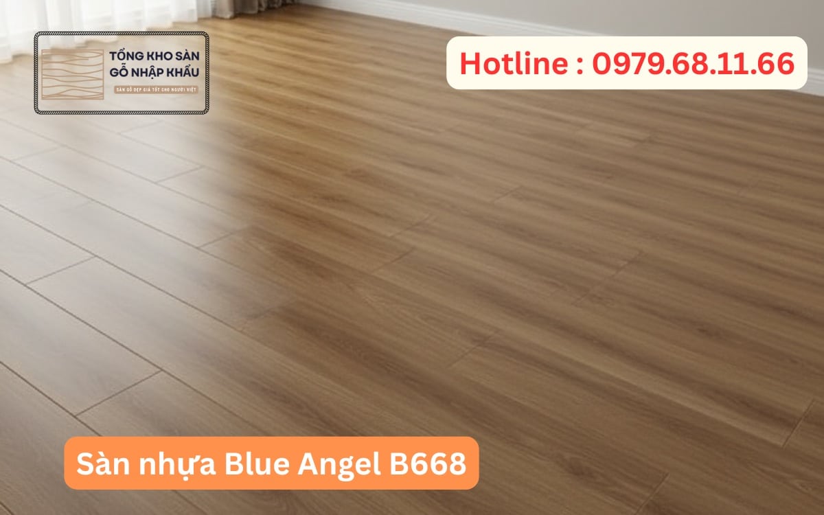 Hình Ảnh Sàn nhựa Blue Angel B668