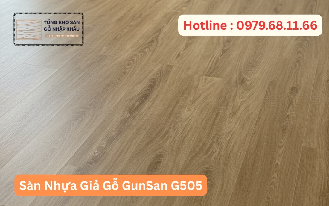 Sàn Nhựa Giả Gỗ GunSan G505
