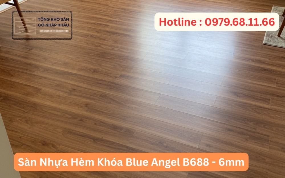 Sàn Nhựa Hèm Khóa Blue Angel B688 - 6mm