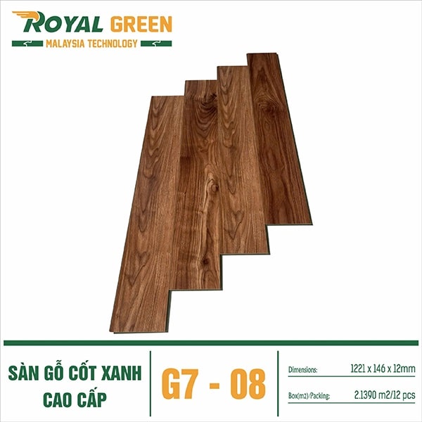 Sàn Gỗ Royal Green G7-08