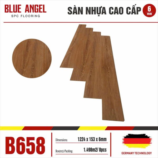 Sàn Nhựa Blue Angel B658