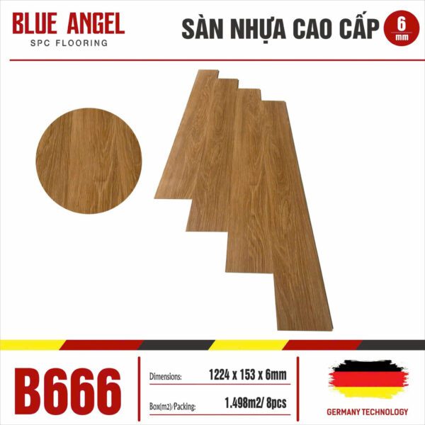 Sàn Nhựa Blue Angel B666