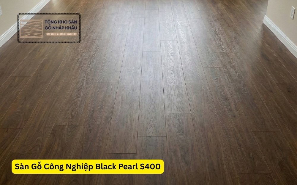 Hình Ảnh Sàn Gỗ Công Nghiệp Black Pearl S400