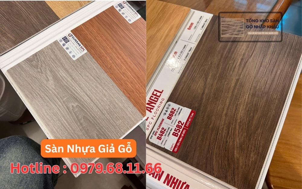 Mẫu Sàn Nhựa Giả Gỗ