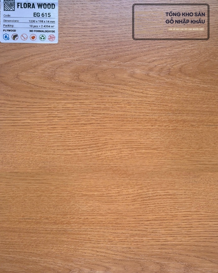 Sàn Gỗ Kỹ Thuật FLORA WOOD EG615